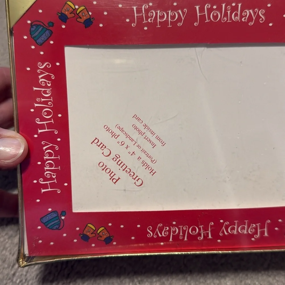 NWT 40 Luxury Christmas Holiday Photo Greeting Cards/Envelopes- Holds 4x6 Photo